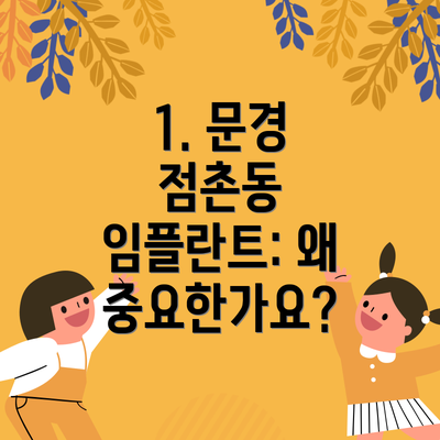 1. 문경 점촌동 임플란트: 왜 중요한가요?