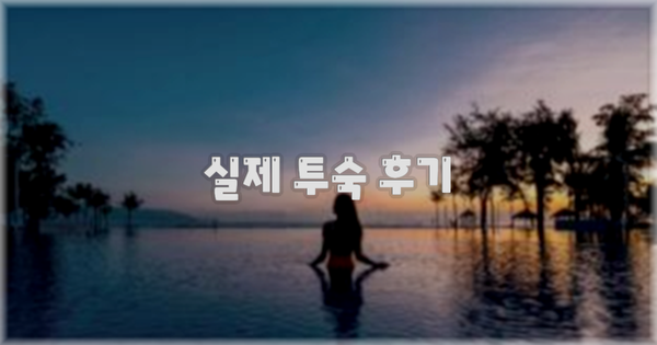 💬 실제 투숙 후기