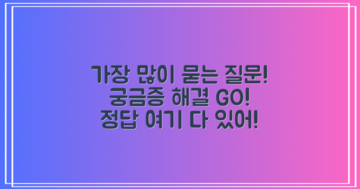 자주 묻는 질문